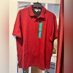 Ted Baker Deep Red Polo Shirt